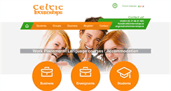 Desktop Screenshot of celticinternships.ie