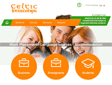Tablet Screenshot of celticinternships.ie